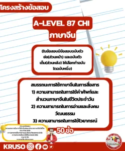 โครงสร้างข้อสอบ A-Level ภาพที่ 14