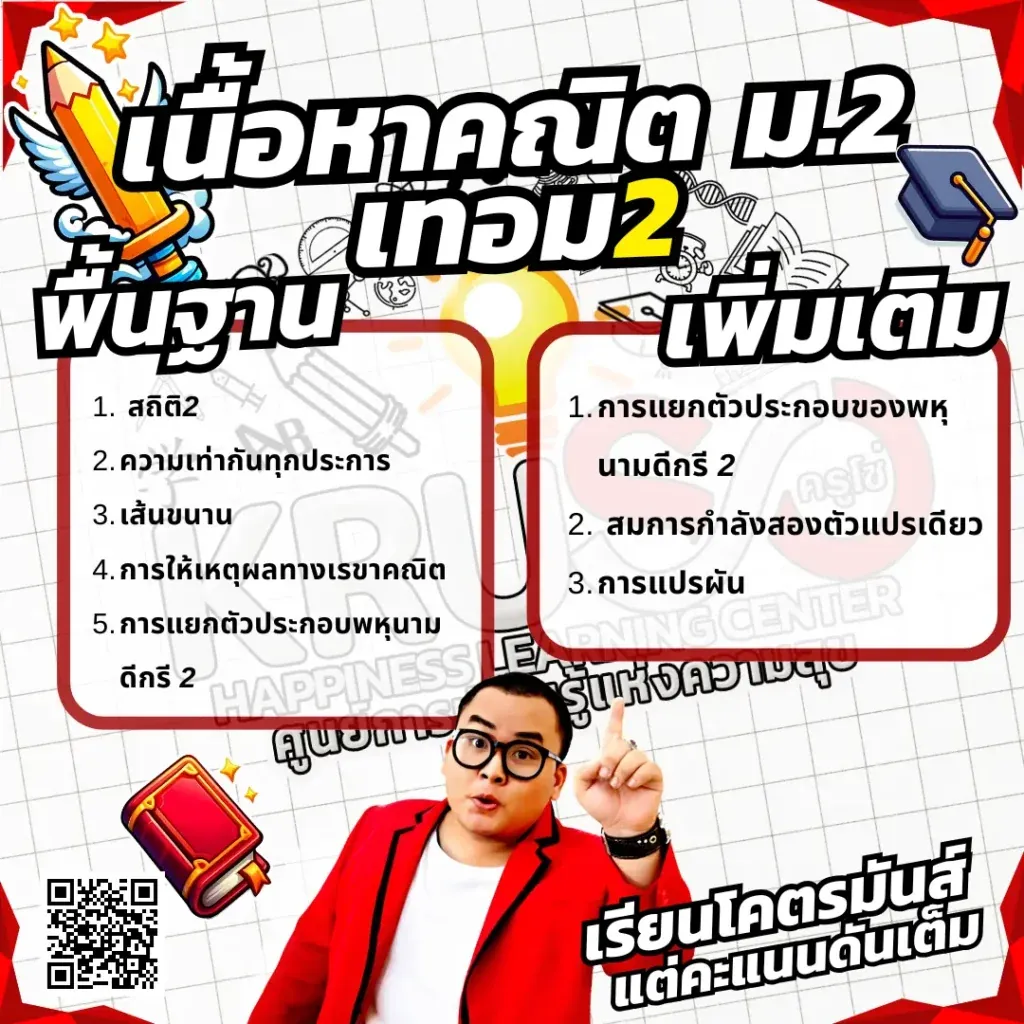 เนื้อหาวิชาคณิตศาสตร์ หลักสูตรใหม่ ภาพที่ 4